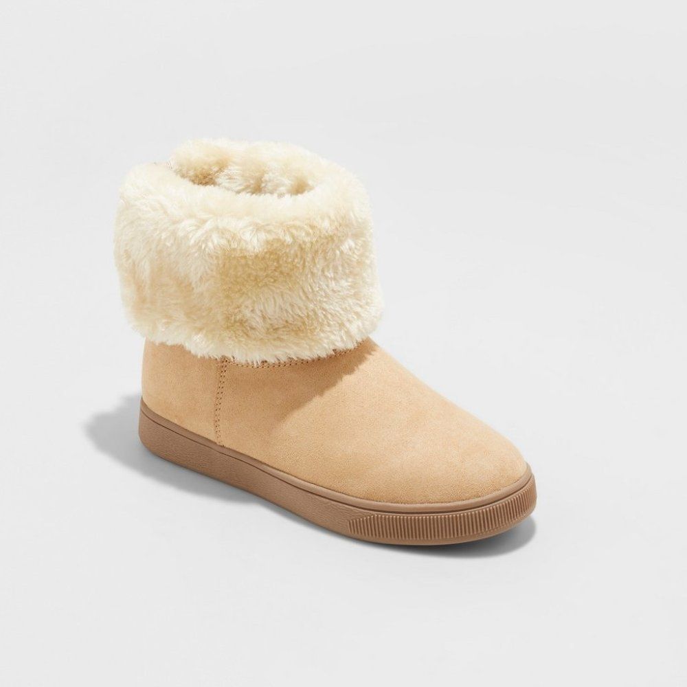 𝅺girls' Liah Folder Over Convertible Fleece boots